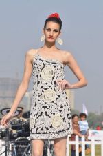 Model walk the ramp for Designer Azeem Khan showcases his latest collection at AGP Million Race in Mumbai on 19th Feb 2012 (129).JPG